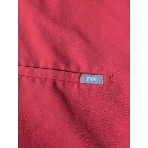 FIGS Technical Collection Womens Scrub Set Sz Small Tall Orange Nurse Medical - Picture 13 of 16